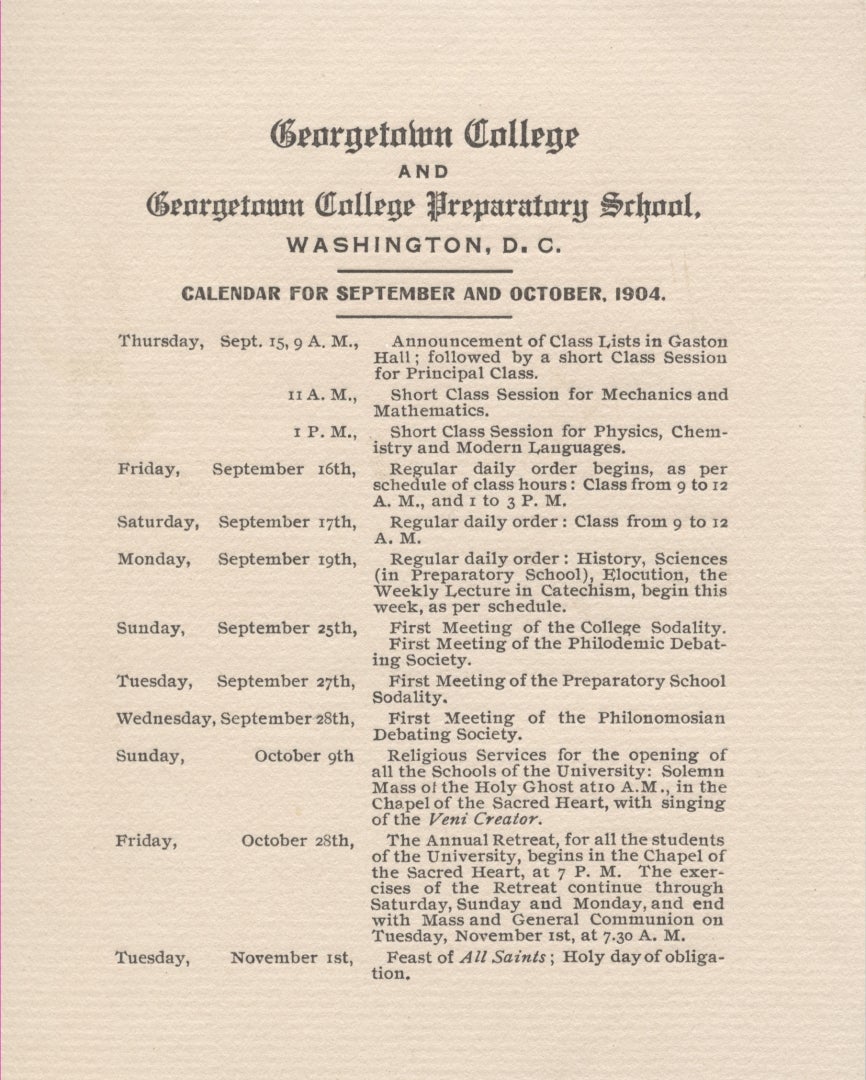 225 Images for 225 Years of Georgetown University Georgetown